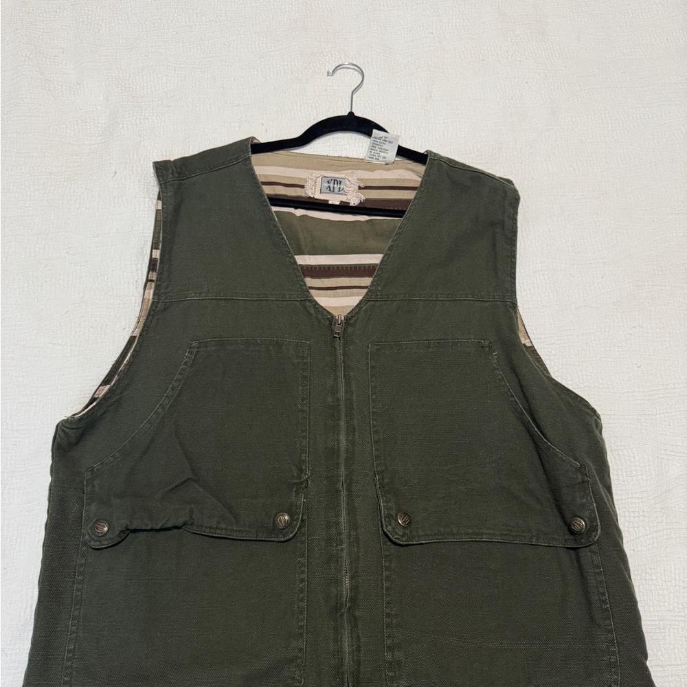 Olive Green Utility Vest